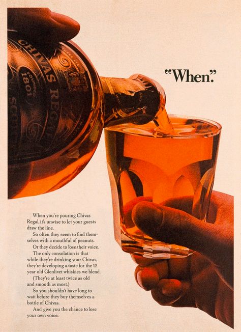 Chivas Regal, Vintage Poster Design, Old Advertisements, Best Ads, Retro Ads, Old Ads, Magazine Ads, Creative Ads, Ads Creative