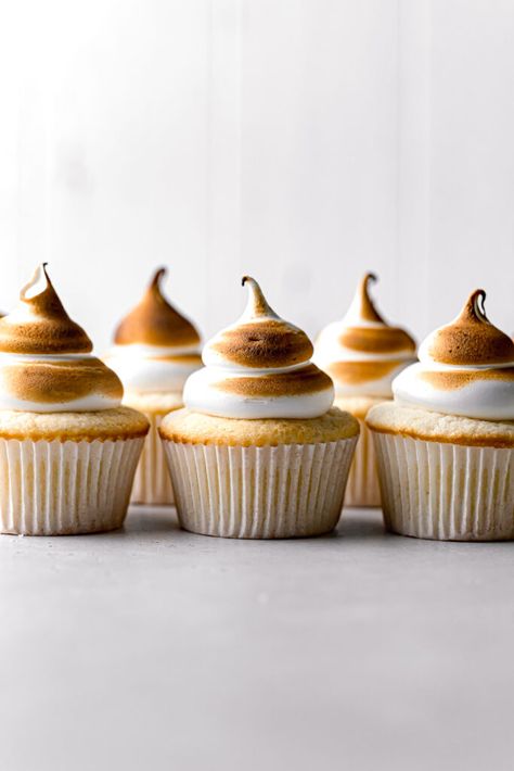 Potato Cupcakes, Lemon Meringue Cupcakes, Meringue Cupcakes, Sweet Potato Cupcakes, Toasted Meringue, Cupcake 1, S Mores Cupcakes, Cupcake Photography, Meringue Frosting