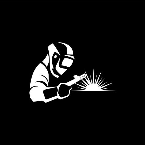 welder logo vector. Logo design. Welding Logo Design, Welding Tattoo, Welding Logo, Barbeque Grill Design, Shop Banner Design, Poseidon Tattoo, Forearm Band Tattoos, Welding Shop, Beer Photos