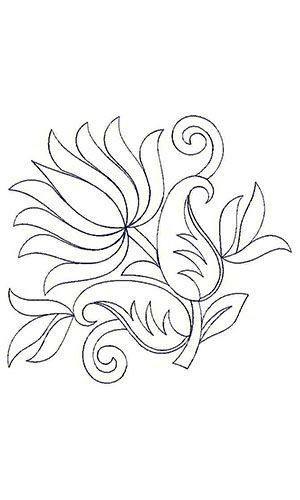 Peacock Embroidery Designs, Patch Clothing, Traditional Tattoo Designs, Flower Pattern Drawing, Aari Design, Botanical Drawing, Fabric Painting On Clothes, Flower Chain, Fabric Paint Designs