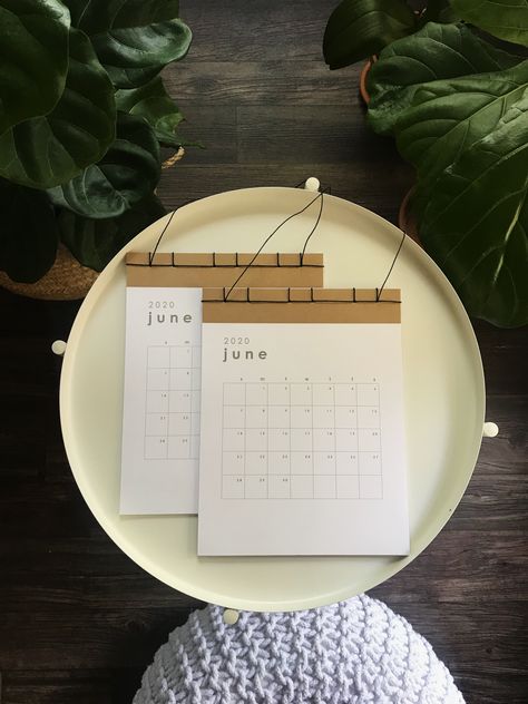 Diy Calendar Binding, Japanese Binding, Diy Calendar, Hole Puncher, Japanese Wall, 2021 Calendar, Black Thread, Wall Calendar, Decorative Tray