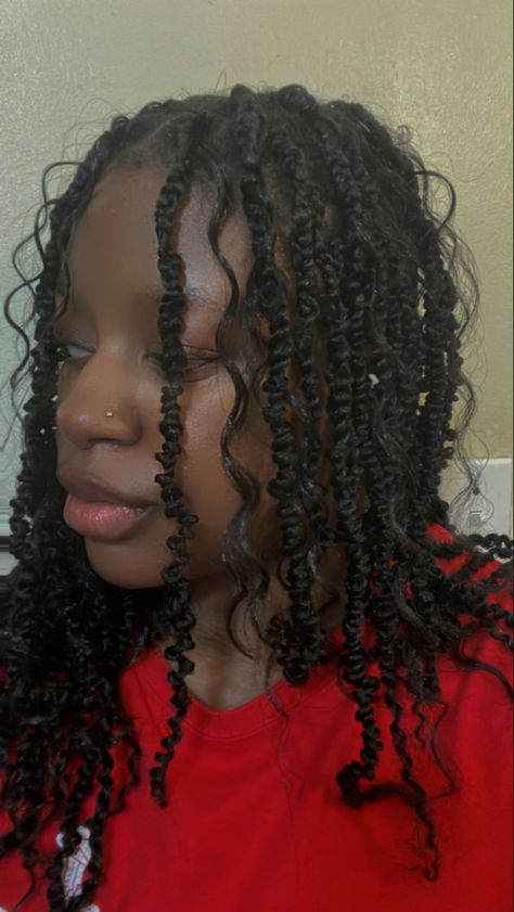 Short Boho Passion Twists, Boho Passion Twists, Short Boho, Passion Twists, Boho Twists, Hair Inspo, Twist, Hair