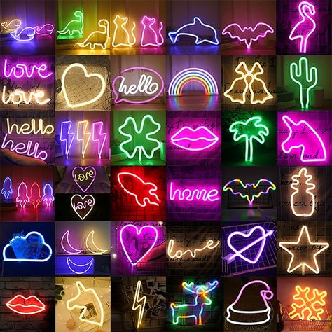 Love Decorations, Led Wall Art, Neon Lamp, Neon Nights, Light Sign, Mood Light, Neon Light Signs, Led Neon Lighting, Sign Lighting