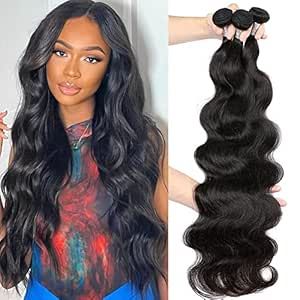 10A Brazilian Body Wave Bundles 20 22 24 Inch Human Hair Bundles 100% Unprocessed Virgin Hair Body Wave 3 Bundles Human Hair Weave Bundles Deals 1B Natural Black Body Wave Weave Hairstyles, Body Wave Bundles, Weft Hair Extensions, Human Hair Bundles, Hair Brands, Brazilian Body Wave, Body Wave Hair, Brazilian Human Hair, Black Natural Hairstyles