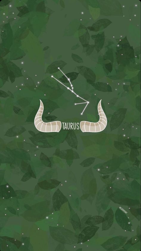 This is not my wallpapwr i do not take credit!! Taurus Wallpaper, Taurus Aesthetic, Taurus Zodiac Quotes, Lucky Wallpaper, Iphone Home Screen Layout, Art Area, Taurus Sign, Insta Icon, Birthday Captions