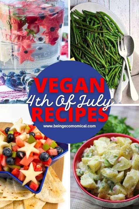 try these easy, healthy, vegan 4th of july food ideas to add to your list bbq party ideas for summer. These are the perfect bbq side dishes for a crowd that are also healthy and easy. These vegan bbq side dishes are perfect or a summer dinner ideas. Vegan 4th Of July Food, 4th Of July Food, Vegan Bbq Recipes, 4th Of July Recipes, Memorial Day Foods, Vegan Summer Recipes, Bbq Side, Vegan Holiday Recipes, July Recipes