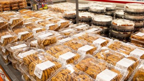 Costco Desserts, Costco Sheet Cake, Costco Bakery, Gourmet Chocolate Chip Cookies, Snickerdoodle Cake, Pumpkin Streusel Muffins, Lemon Meringue Cheesecake, Bakery Items, Mini Apple Pies