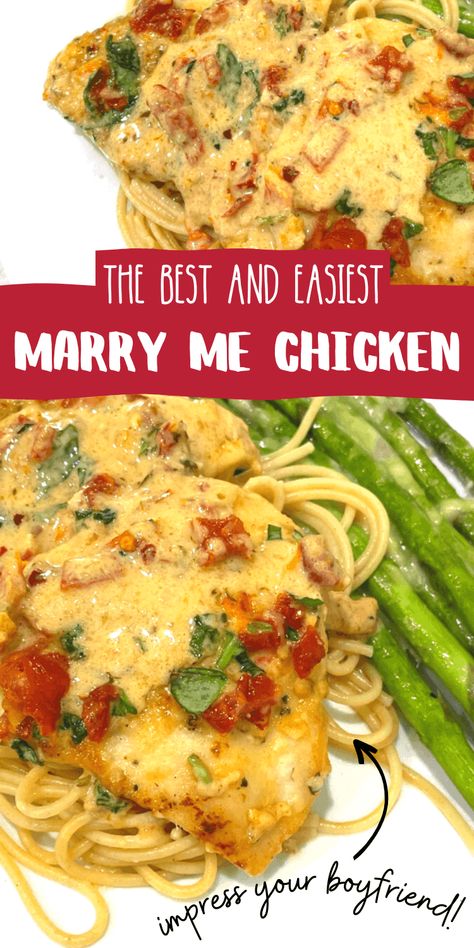 Best Marry Me Chicken Recipe Weight Watchers Marry Me Chicken, Merry Me Chicken Recipe Easy, Merry Me Chicken Recipe, Couples Dinner Recipes, Chicken For Two, Costco Rotisserie Chicken, Marry Me Chicken Recipe, Couples Dinner, Marry Me Chicken