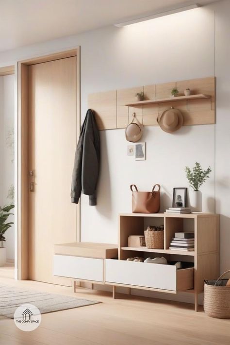 Picture this: You walk into your home, and instead of chaos, you're greeted by a serene and organized entryway. Sounds dreamy, right? With our smart storage solutions, this dream can be your reality. Whether you're dealing with a tiny apartment or just need a bit more order, our tips will help you create a welcoming space. Say goodbye to clutter and hello to style! #EntrywayInspo #OrganizedLiving #HomeHacks #StylishStorage #WelcomeHome#EntrywayInspo #OrganizedLiving #HomeHacks #StylishStorage #WelcomeHome Organized Entryway, Entryway Inspo, Comfy Space, Home Entryway, Organized Living, Entryway Storage, Entryway Organization, Tiny Apartment, Smart Storage