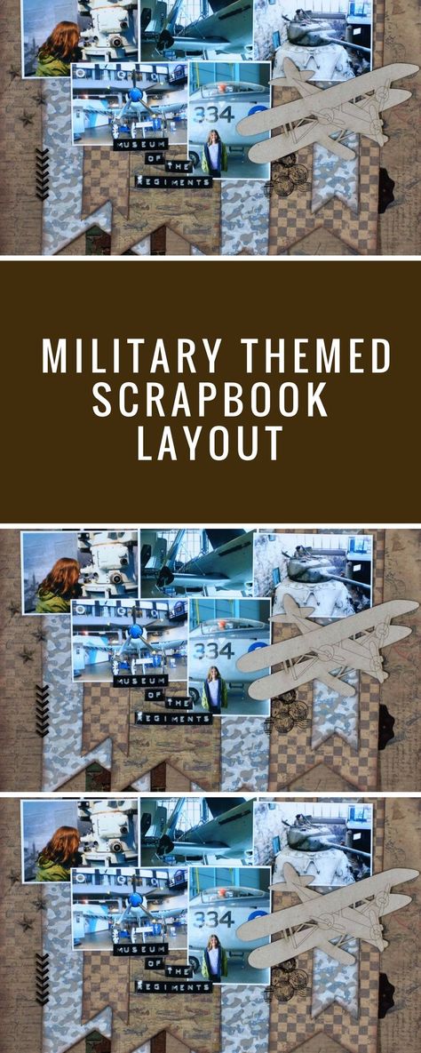 Military Themed Scrapbook Layout | 12X12 Layout | FabScraps | Christy Riopel | Creative Scrapbooker Magazine Navy Scrapbook Ideas, Army Scrapbook Layouts, Army Scrapbook Ideas, Military Scrapbook Ideas, Military Scrapbook Layouts, Washington Dc Scrapbook, Army Cadets, Military Scrapbook, How To Make A Paper Bag