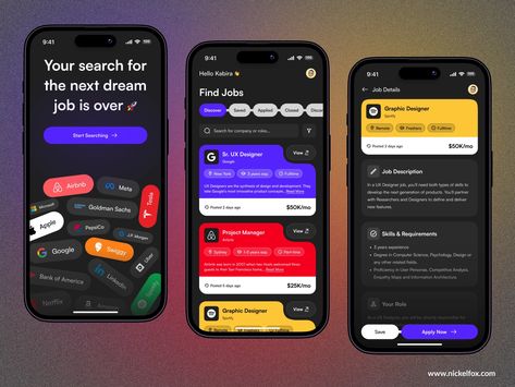 Goal App, Application Ui Design, App Design Layout, Ux App Design, Desain Ui, App Concept, Mobile App Design Inspiration, Directory Design, App Interface Design