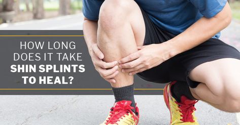 How Long Does It Take Shin Splints to Heal? | ISSA Anterior Shin Splints, Shin Splint Exercises, Calf Stretches, Group Fitness Classes, Shin Splints, Muscle Up, The Shins, Calf Muscles, Group Fitness