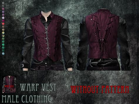 Vests for male sims, 18 variants (some with and some without pattern), standalone item with custom thumbnail.  Found in TSR Category 'Sims 4 Male Everyday' Sims4 Cc Clothing Male Goth, Sims 4 Cc Steampunk Male, Sims 4 Male Vampire Clothing, Sims 4 Vampire Hunter Cc, Vampire Clothes Cc Sims 4, Evil Sims 4 Cc, Vampire Sims 4 Cc Male, Sims 4 Vampire Cc Clothes Men, Vampire Cc Sims 4 Male