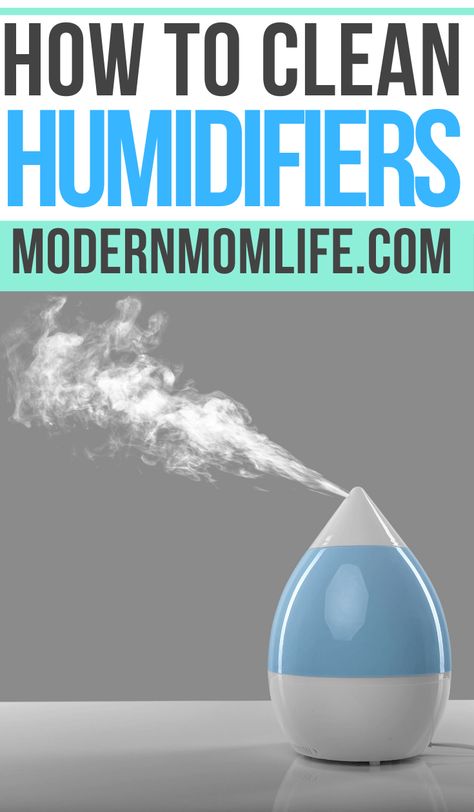 How to clean a warm and cool mist humidifier. Simple steps to cleaning a humidifier. #CleanHome #CleaningTips #Clean #CleanAir #Vinegar Clean Humidifier How To, Cleaning A Humidifier, How To Clean Humidifier Vinegar, Humidifier Cleaning, Humidifier Aesthetic, Cleaning Humidifier, Clean Humidifier, Clean A Dishwasher, Humidifier Benefits