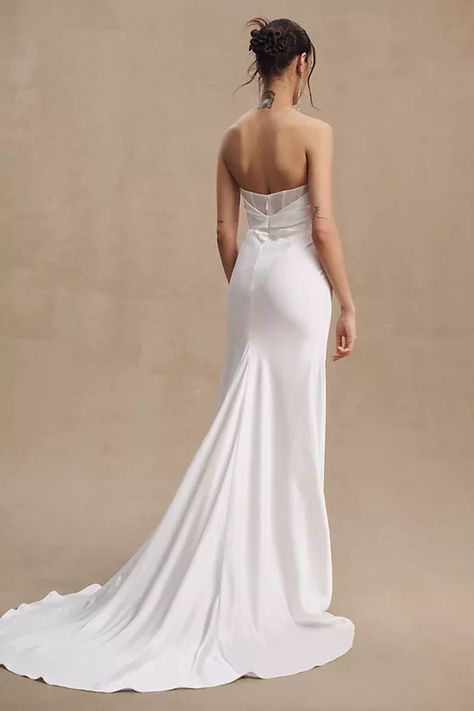 Orlie Gown, Watters Orlie, Watters Wedding Dress, Sheath Wedding Gown, 2024 Inspiration, Sheath Wedding, Strapless Corset, Wedding Board, Wedding Gown