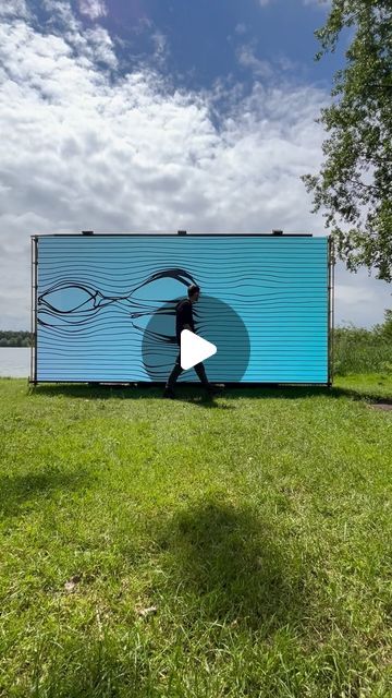 Roelof Knol on Instagram: "ripples 2024  interactive installation, 6x3 meter exhibited at @amsterdamopenair festival curated by @nxtmuseum . . . . . #digitalart #interactiveinstallation #realtime #ripples #mixedreality #madewithunity #creativecoding #ledart #newmediaart #creativecodeart #lightinstallation #newmediaartists #vfxartist #roelofknol #creativetechnology #codeart #interactiveart #ledmapping" Projection Art, Interactive Projection, Interactive Walls, New Media Art, Interactive Installation, Interactive Art, Code Art, Sculpture Installation, Light Installation