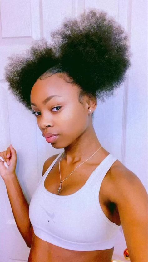 Two Puff Balls Hairstyle, 2 Afro Puffs Natural Hairstyles, 2 Afro Puffs, Cute Puff Ball Hairstyles, 2 Puff Balls Natural Hair, 4c Two Puffs, 2 Puffs Hairstyle, Two Puff Balls Hairstyle Natural Hair, Real Hair Hairstyles Black Women Natural