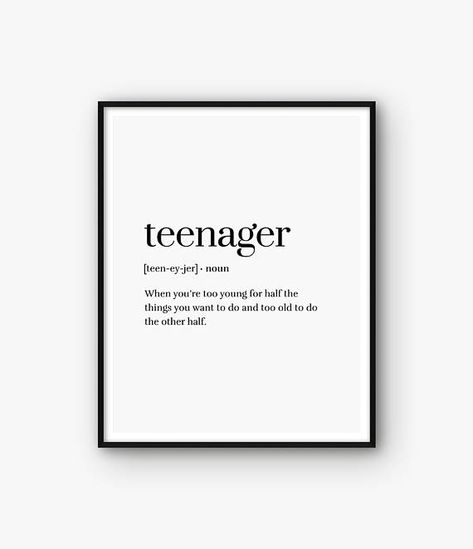 News Advertising, Teen Posters, Change Quotes Positive, Word Definition, Mom Quotes From Daughter, Funny Quote Prints, Funny Definition, Poster Funny, Motivational Quotes For Women