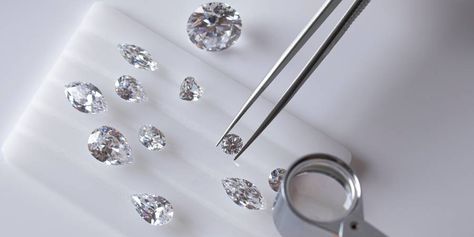 How to Tell if a Diamond Is Real Without a Tester? - Diamond101 Perfect Grade, Jewelry Knowledge, Diamond Lighting, Flat Stone, Synthetic Diamond, Mohs Scale, Quality Diamonds, Real Diamonds, Lab Diamonds