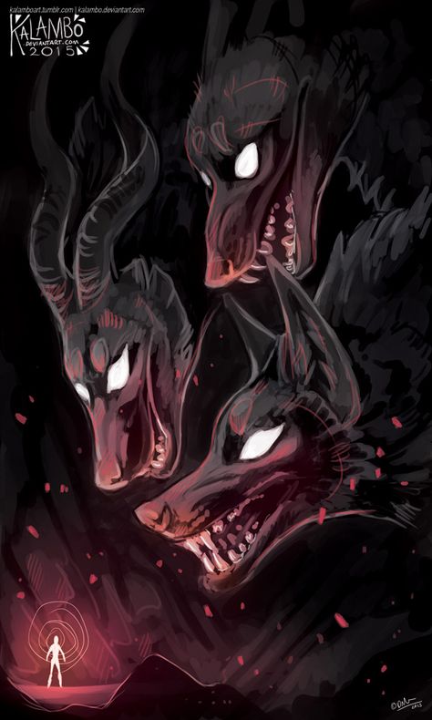 Cerberus Art Drawings, Cerberus Art Greek Mythology, Cerberus Illustration, Cerberus Design, Cerberus Art, Cerberus Puppy Art, Dirge Of Cerberus, Lloyd Banks, Wolf Skull