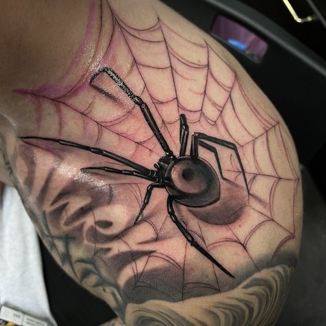 Spider Web Tattoo Elbow, Armpit Tattoo, Mens Body Tattoos, Spider Web Tattoo, Tattoo Lettering Design, Candle Tattoo, Estilo Cholo, Gangsta Tattoos, Word Tattoo