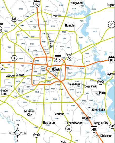 Houston Texas Metro Area Zip Codes Houston Map, Zip Code Map, Urban Sprawl, Attendance Sheet, Map Worksheets, Zip Codes, Texas Map, Area Map, Bamboo House