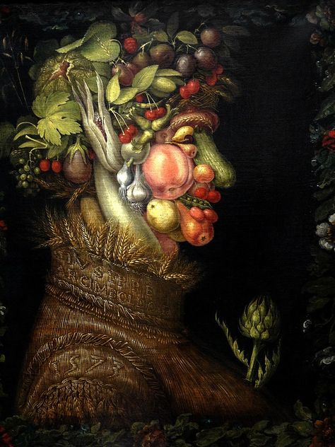 Guiseppe Arcimboldo, Giuseppe Arcimboldo, Image Nature, Louvre Museum, Images Vintage, Italian Artist, Painting Reproductions, High Quality Art Prints, Art History