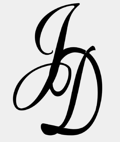 J D Logo Design, J And D Tattoo, J And D Logo, Jd Initials, Jd Tattoo, D J, Monogram Logo Letters, D Monogram, Crest Monogram