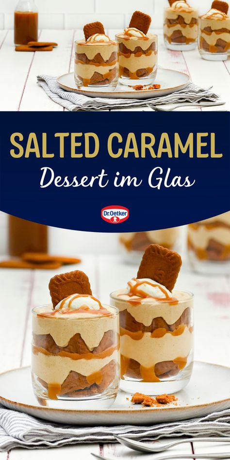 Die Kombination aus süß und salzig ist einfach nur lecker - Salted Caramel Dessert zubereiten. Dr. Oetker Rezepte, weihnachtliche Desserts, Weihnachtsessen Dessert, weihnachtliche Nachspeise, Weihnachtsdesserts im Glas, einfache Weihnachtsdesserts, schnelle Weihnachtsdesserts, die besten Weihnachtsdesserts, leckere Weihnachtsdesserts, weihnachtliche Nachspeise, Salted Caramel Dessert Salted Caramel Dessert, Salted Caramel Desserts, Caramel Dessert, Caramel Desserts, Kinds Of Desserts, Köstliche Desserts, Dessert Cupcakes, Salted Caramel, Food Design