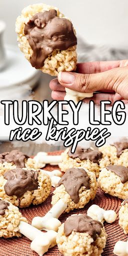 Thanksgiving Dessert Turkey Legs Rice Krispie Treat Turkey, Cute Fall Desserts, Fun Thanksgiving Food, Thanksgiving Rice, Festive Thanksgiving Desserts, Turkey Rice Krispie Treats, Thanksgiving Treats For Kids, Fall Party Food Ideas, Treats For Thanksgiving