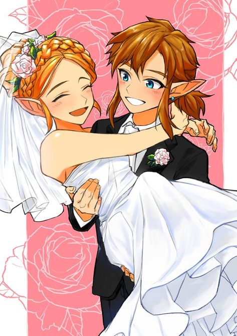 Link X Zelda, Link And Midna, Legend Of Zelda Poster, Botw Link, Zelda Wedding, Princesa Zelda, Hyrule Warriors, Link Zelda, Zelda Art