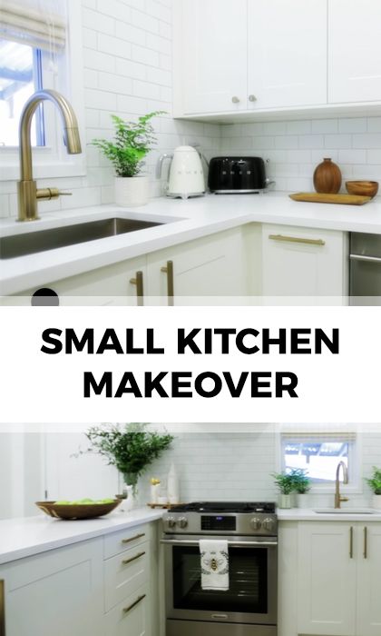 In this dramatic makeover, designer Trish Johnston shows how she took this small kitchen from unlivable to incredible — all while staying on a budget. #home_decor #makeover #small_kitchen #home_decor_ideas #on_a_budget Small Kitchen Makeovers, Decor Makeover, Ideas For Storage, Kitchen Makeovers, Small Kitchen Layouts, Galley Kitchens, Storage Hacks, A Nightmare, Kitchen Makeover