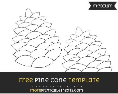 Free Pine Cone Template - Medium Cone Template, Printable Multiplication Worksheets, Preschool Winter, Paw Patrol Coloring, Paw Patrol Coloring Pages, Winter Craft, Computer Paper, Winter Preschool, Pokemon Coloring Pages