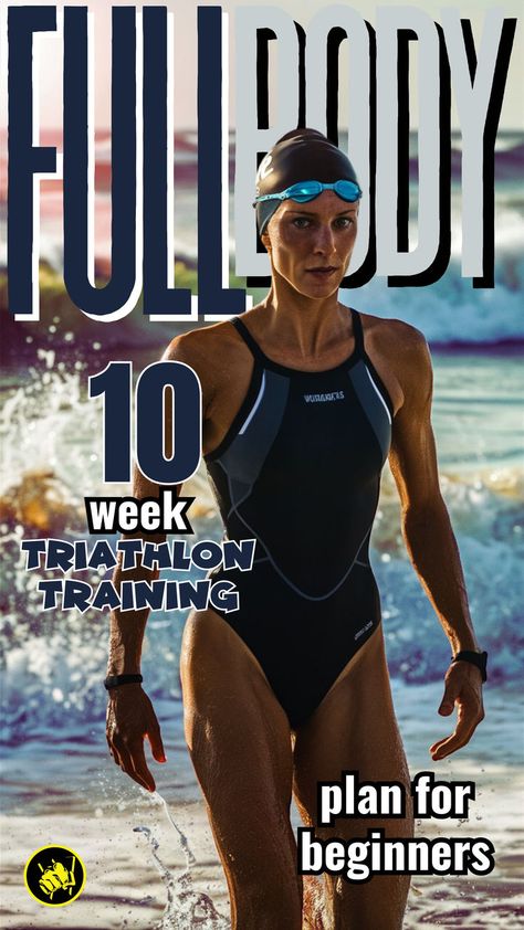 A triathlon training plan can be hell'a daunting if you're training for your first event. Knowing how to fit in swimming, running and cycling is a lot, but with this triathlon training plan, you have our word you'll smash it. #fitness #exercises #fitnessandexercises #fullbody #womenworkout #fullbody #boddyweight #bodyworkout #womanmuscle #fullbodyworkout #triathlontraining Olympic Triathlon Training Plan, Half Ironman Training Plan, Swim Training Plan, Sprint Triathlon Training Plan, Daily Workout Challenge, Half Ironman Training, Sprint Triathlon Training, Cardio Workout Video, Triathlon Training Plan