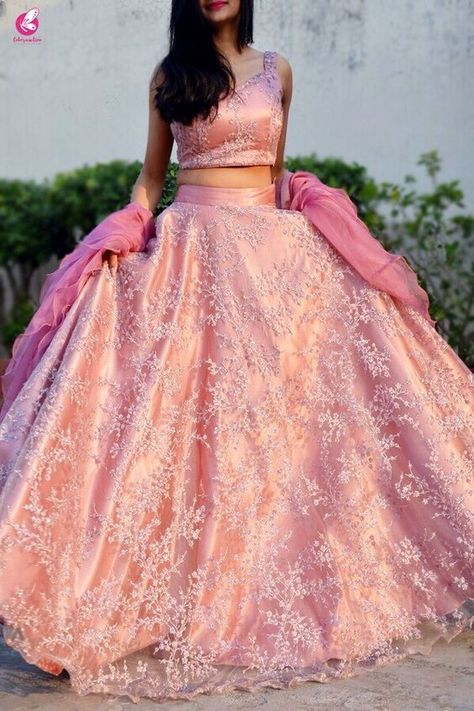 Indian Wedding Gowns, Wedding Lehenga Designs, Lehenga Gown, Lehnga Dress, Designer Bridal Lehenga, Indian Bridal Lehenga, Long Dress Design, Net Lehenga, Indian Bridal Dress