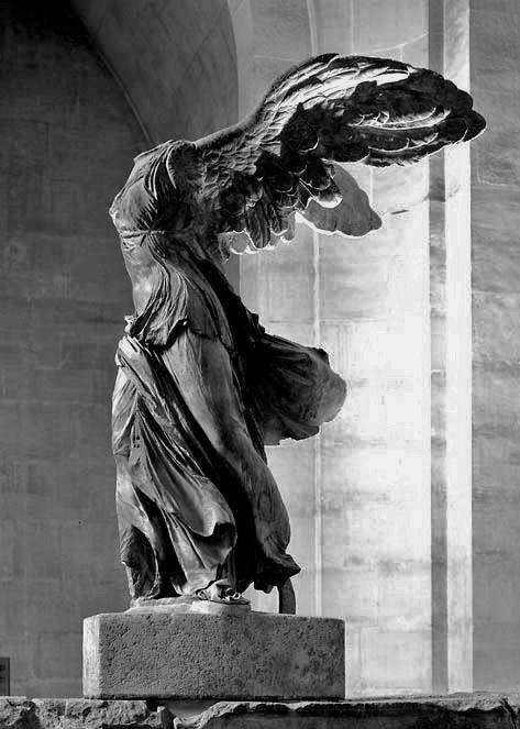 Winged Victory Of Samothrace, Paris Louvre, Winged Victory, Ancient Greek Sculpture, Greek Statues, Greek Sculpture, Famous Artwork, Ancient Sculpture, Mug Art