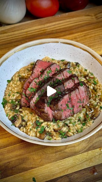 Zachary Rodriguez on Instagram: "#ad Steak night date night: filet mignon with mushroom risotto

@primalkitchenfoods 

#primalkitchen #ad #steak #filetmignon #risotto #mushroomrisotto #sousvide #easyrecipe #recipe #cooking #foodie" Sous Vide Filet Mignon, Steak Night, Filet Mignon Recipes, Night Date, Steak And Seafood, Primal Kitchen, Mushroom Risotto, Risotto Recipes, Steak Recipes