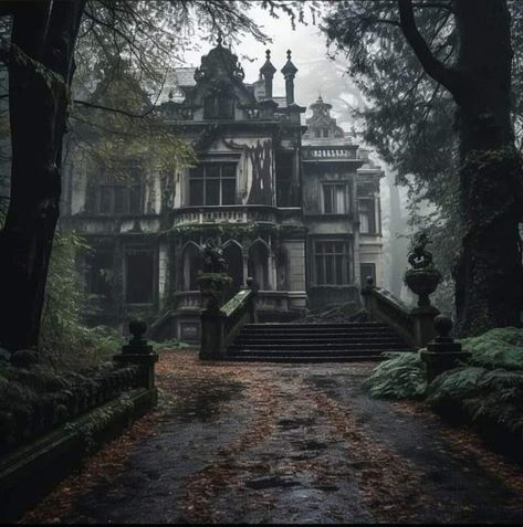 Gothic Manor, Casa Fantasy, Mansion Aesthetic, Image Swag, Gothic Aesthetic, Gothic Architecture, Academia Aesthetic, Gothic House, Victorian Gothic