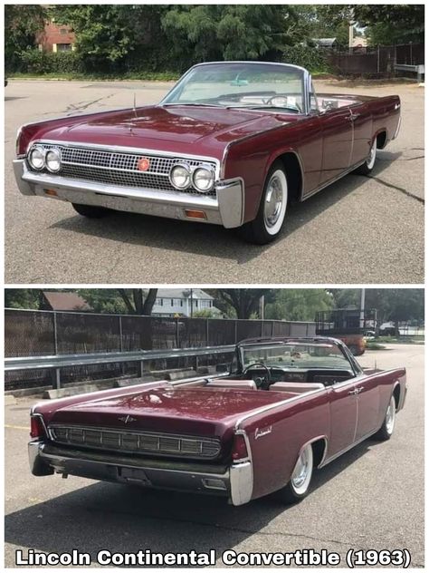 Lincoln Continental 1963, Lincoln Convertible, Lincoln Car, Lincoln Vehicles, Lincoln Continental Convertible, Classical Cars, Classic Cars Usa, Old American Cars, Lincoln Motor Company