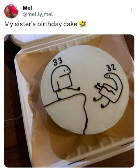 Happy Birthday Cake Sister, Birthday Cake For Sister Ideas, B Day Cake Ideas, Sister Birthday Cake, Twin Birthday Cakes, Birthday Doodle, Homemade Birthday Cakes, Bff Birthday, 18th Birthday Cake