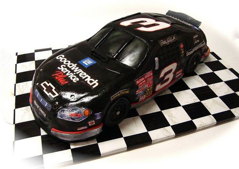 . Dale Earnhardt Cake, Dale Earnhardt 3rd Birthday Party, Boyfriend Cake, Nascar Party, Car Cakes, 80 Birthday, Cake For Boyfriend, Dale Earnhardt Sr, 3rd Birthday Party