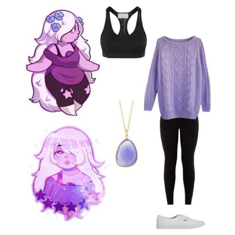 Steven Universe: Amethyst by stop-being-kawaii Steven Universe Inspired Outfits, Amethyst Outfit, Steven Universe Costume, Steven Universe Amethyst, Amethyst Cosplay, Steven Universe Cosplay, Amethyst Steven Universe, Crystal Gems Steven Universe, Nerdy Outfits