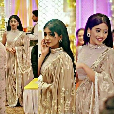 Shivangi Joshi Outfits In Yrkkh, Shivangi Joshi Outfits, Famous Works Of Art, Kartik Naira, Indian Outfits Lehenga, Indian Bride Outfits, Bollywood Lehenga, Celebrity Fashion Looks, Shivangi Joshi