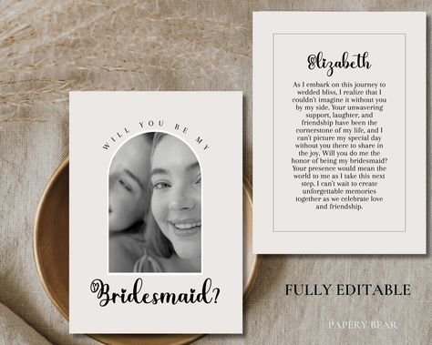 Bridesmaid Proposal Note, Bridesmaid Proposal Card, Heartfelt Messages, Bridesmaid Proposal Cards, Feel Loved, Email Account, Will You Be My Bridesmaid, Close Friends, Be My Bridesmaid