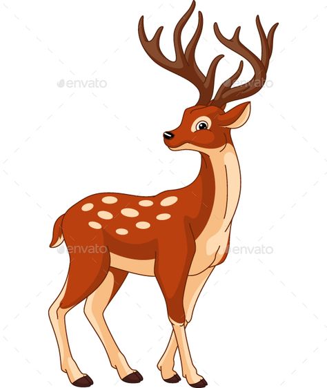 Deer Head Outline, Deer Outline, Cow Cartoon Images, Rabbit In A Hat, Head Outline, Mermaid Vector, Flamingo Vector, Deer Vector, Cartoon Deer