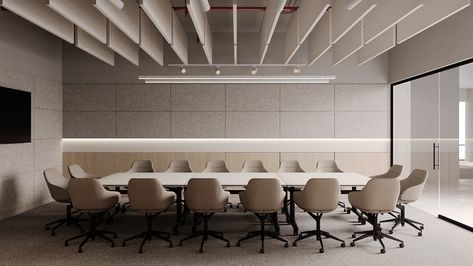 OFFICE :: Behance Meeting Room Office Design, Meeting Room Modern Design, Meeting Room Minimalist, Modern Boardroom, Manager Office Interior Design Modern, Office Meeting Room Design, Meeting Room Interior, Boardroom Design, Meeting Room Cabinet