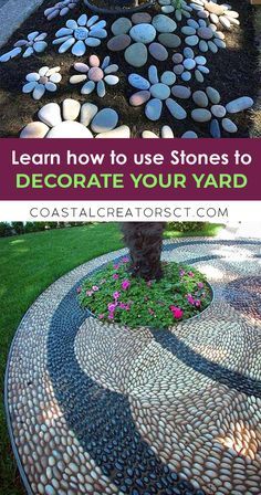 Rock Flower Garden, Florida Crafts, Woodland Gardens, Landscaping With Large Rocks Front Yard, Garden Rocks, Garden Rock Art, Yard House, Stone Landscaping, Landscaping With Boulders