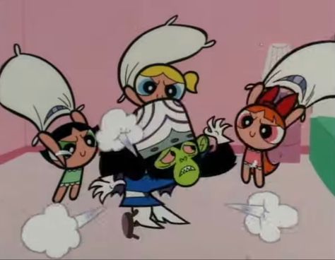 Mojo Jojo tells the girls a bedtime story when the Professor was at his night out. But it didn’t turn out the way he expected. Mojo Jojo, The Professor, Evil Villains, Powerpuff Girl, The Powerpuff Girls, The Powerpuff, Bedtime Story, Power Girl, History Lessons