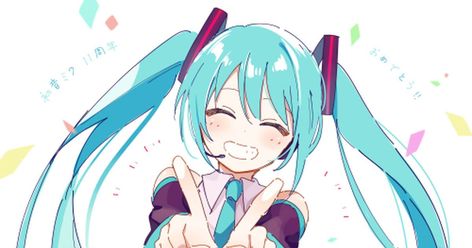 Blue Twitter Header, Miku Hatsune Chibi, Japanese Robot, Sketch Poses, Vocaloid Characters, Miku Hatsune, Beautiful Music, Retro Wallpaper, Laptop Wallpaper