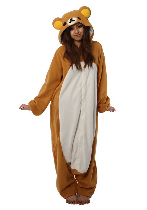 Japan Sazac Original Kigurumi Pajamas Halloween Costumes San-X Rilakkuma (japan import): Amazon.ca: Toys & Games Pajama Costume, Cute Onesies, Animal Pajamas, Animal Costumes, Onesie Pajamas, Cute Pajamas, Rilakkuma, Kawaii Clothes, Adult Costumes